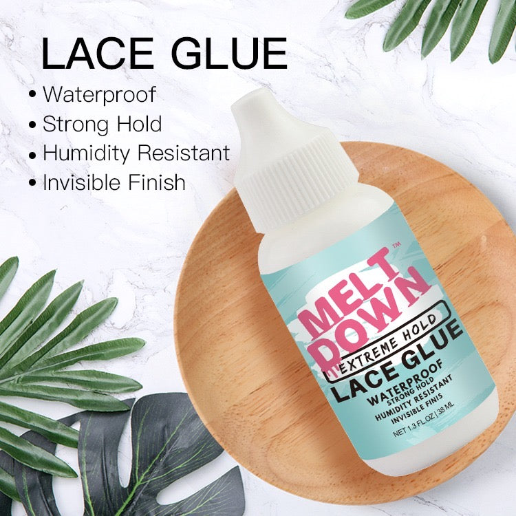 Meltdown Invisible Lace Bond Glue 3 Pack Savers Bundle | Bonding Glue for  Wigs