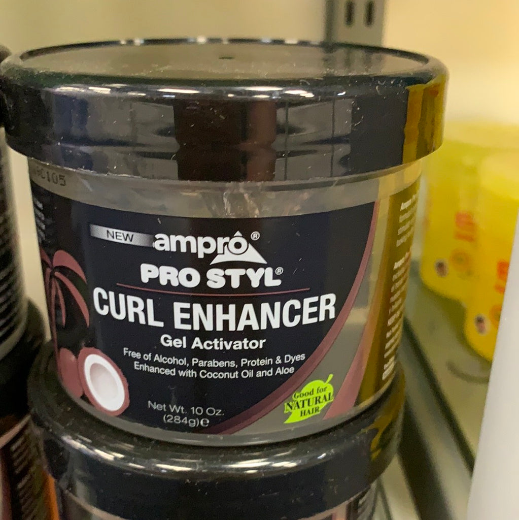 Ampro gel curl enhancer w / coconut 10 oz