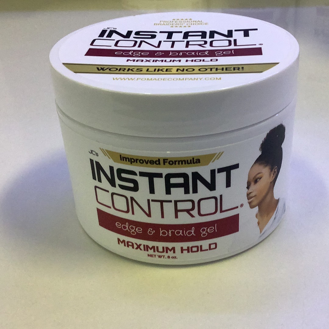 Instant control edge control & brading gel 8 oz – Hair Queen Express